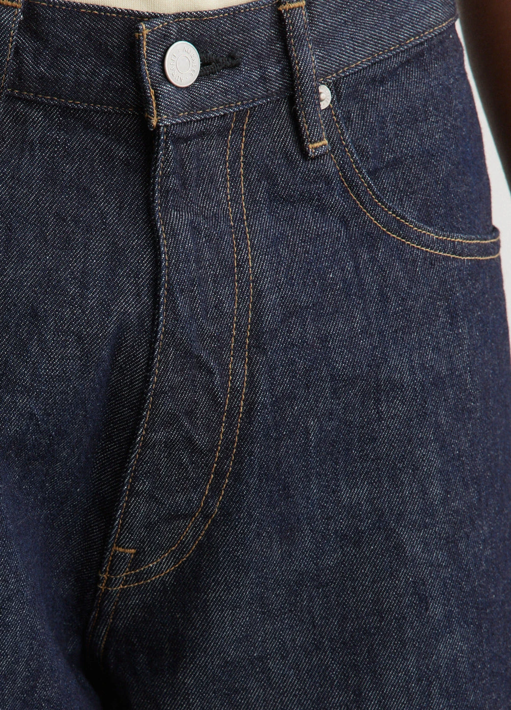 Hard Twist Denim Wide Pants 2 Hard Twist Denim Wide Pants - Image 2