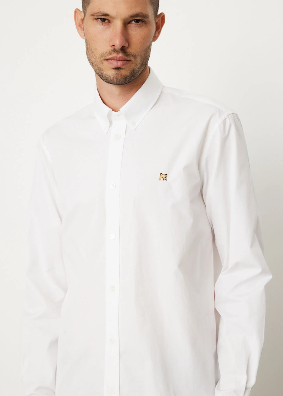 Fox Embroidery Shirt 1 Fox Embroidery Shirt