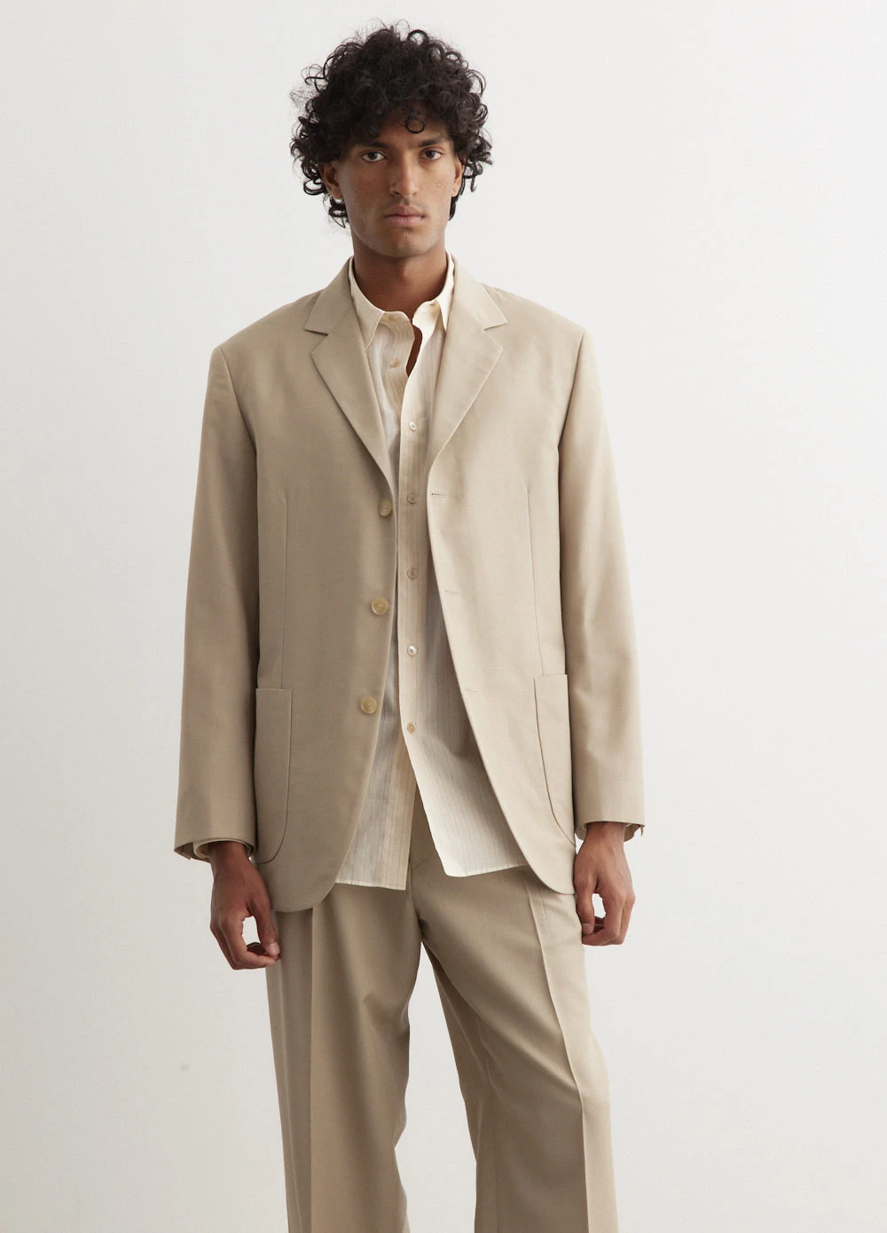 Tropical Wool Kid Mohair Jacket 3 Tropical Wool Kid Mohair Jacket - Image 3