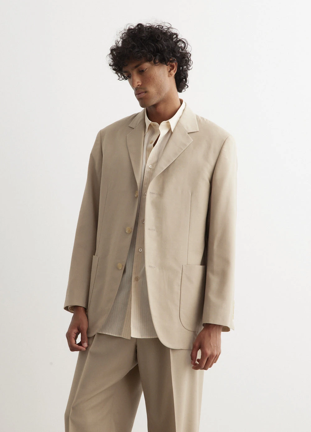 Tropical Wool Kid Mohair Jacket 4 Tropical Wool Kid Mohair Jacket - Image 4