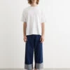 JW Anderson Logo Grid Turn Up Workwear Jeans