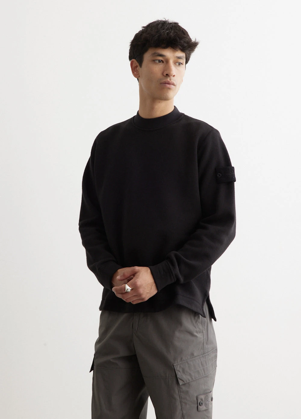 Stone Island Ghost Oversized Crewneck Sweatshirt 1 Stone Island Ghost Oversized Crewneck Sweatshirt