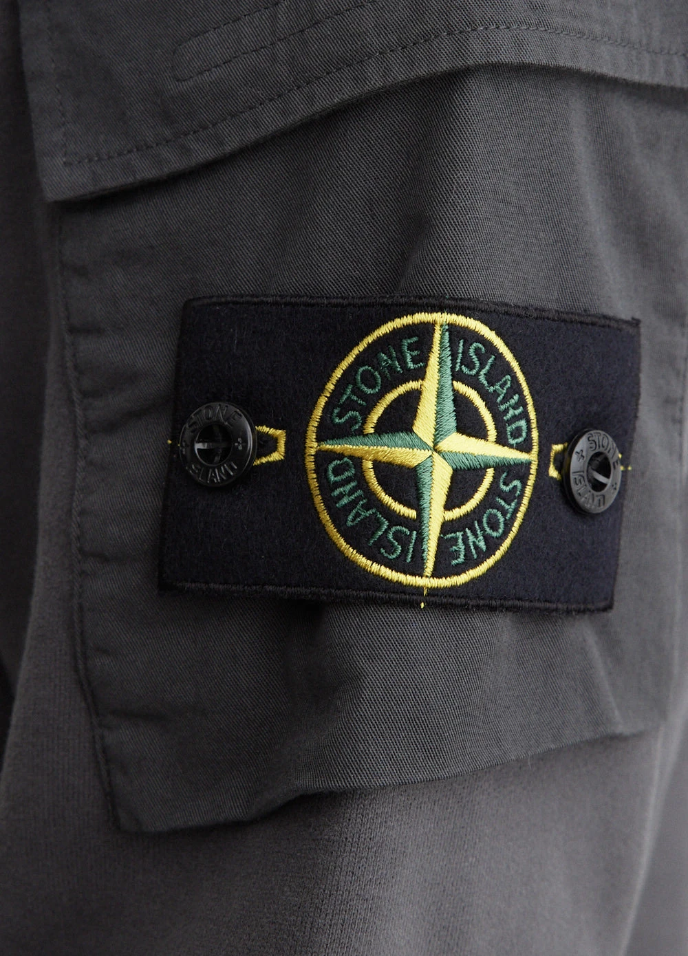 Stone Island Badge Pocket Sleeve Sweatshirt 2 Stone Island Badge Pocket Sleeve Sweatshirt - Image 2