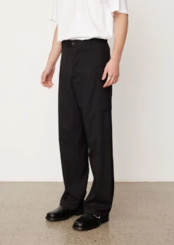 Marni Wool Cargo Trousers -Men Clothing Store mens incu 669 2959c48e 8a4b 4a53 8942 b22d7a30744d