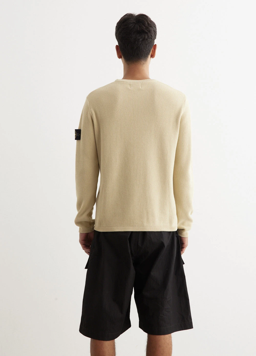 Stone Island Organic Cotton Rib Zip Badge Knit 5 Stone Island Organic Cotton Rib Zip Badge Knit - Image 5