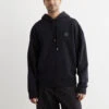 Tonal Fox Head Patch Oversized Hoodie