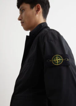 Stone Island Micro Twill Snap Collar Blazer -Men Clothing Store mens incu 707 14005d1e a336 49b5 9387 821a3f913f42