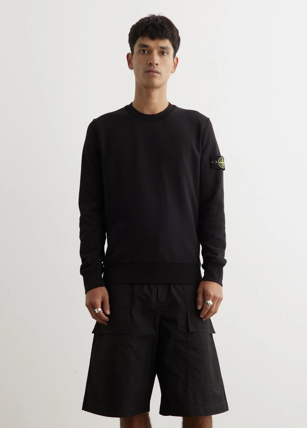 Stone Island Compass Badge Crewneck Sweatshirt 4 Stone Island Compass Badge Crewneck Sweatshirt - Image 4