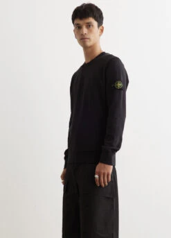 Stone Island Compass Badge Crewneck Sweatshirt
