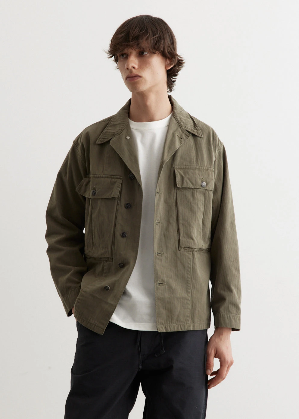 US Army M-43 HBT Jacket 4 US Army M-43 HBT Jacket - Image 4