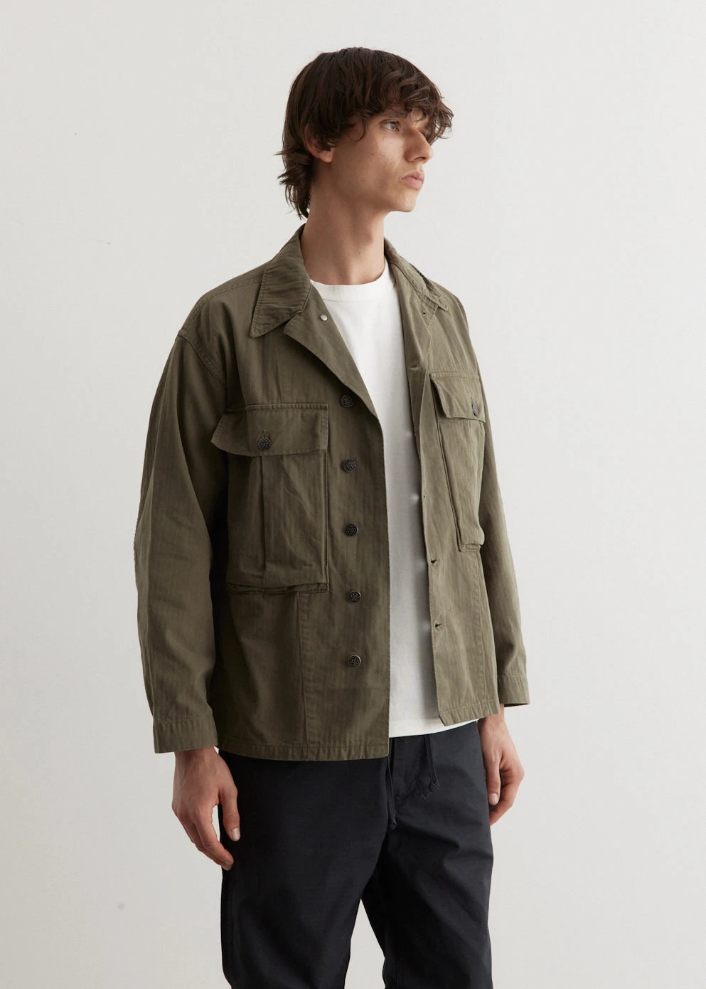 US Army M-43 HBT Jacket 3 US Army M-43 HBT Jacket - Image 3