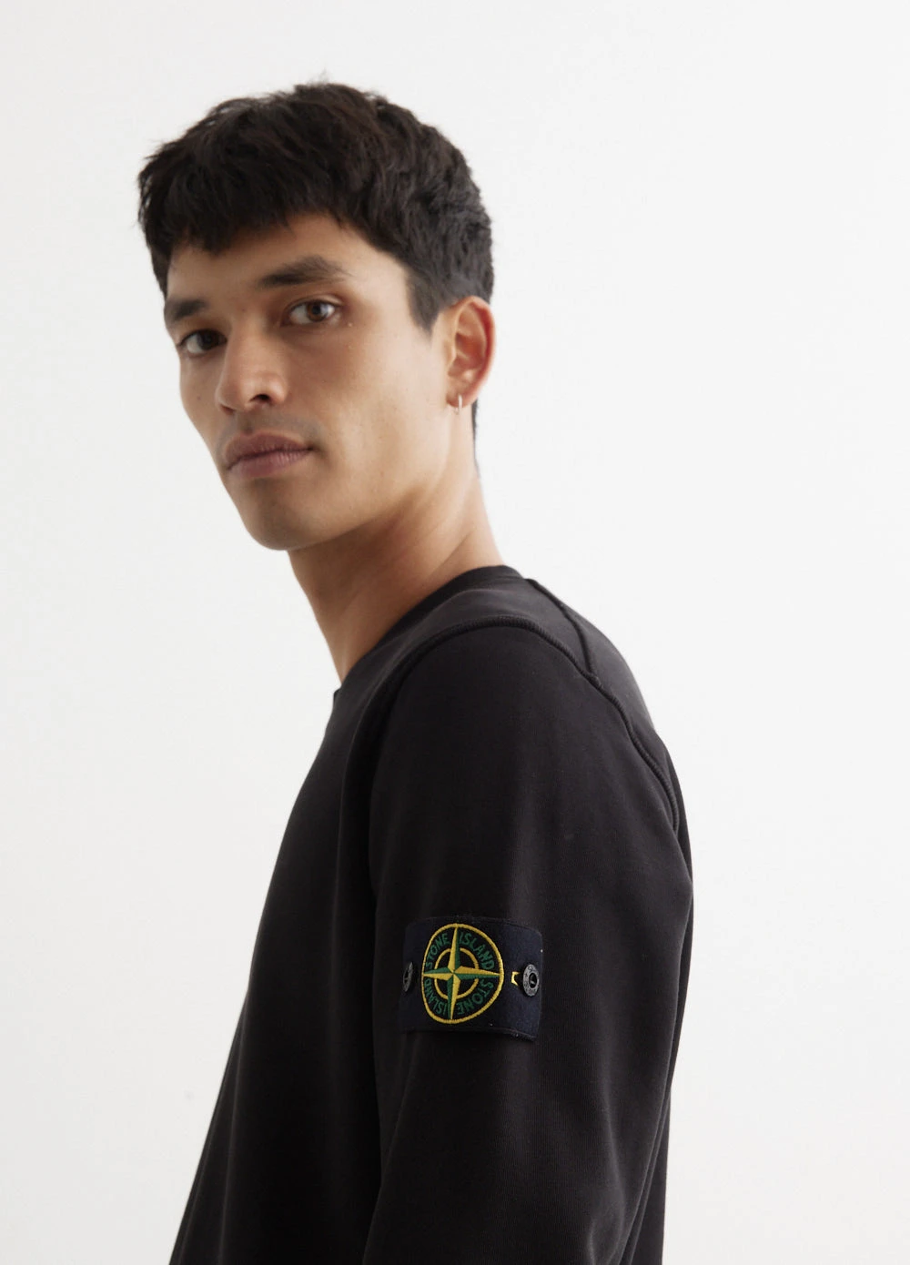 Stone Island Compass Badge Crewneck Sweatshirt 3 Stone Island Compass Badge Crewneck Sweatshirt - Image 3