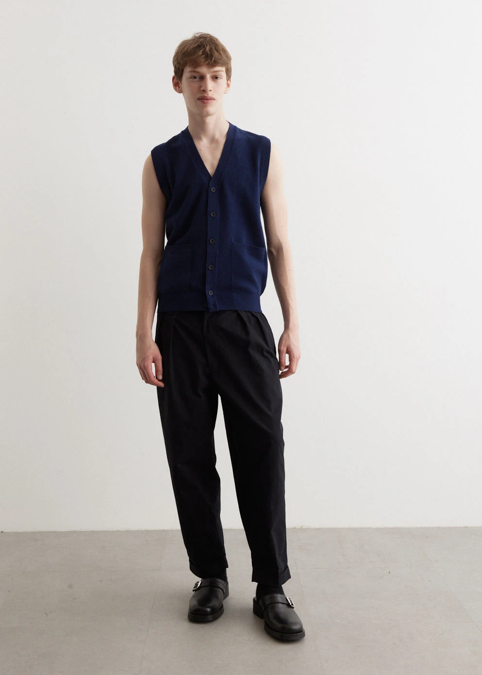 Button Knit Vest 3 Button Knit Vest - Image 3