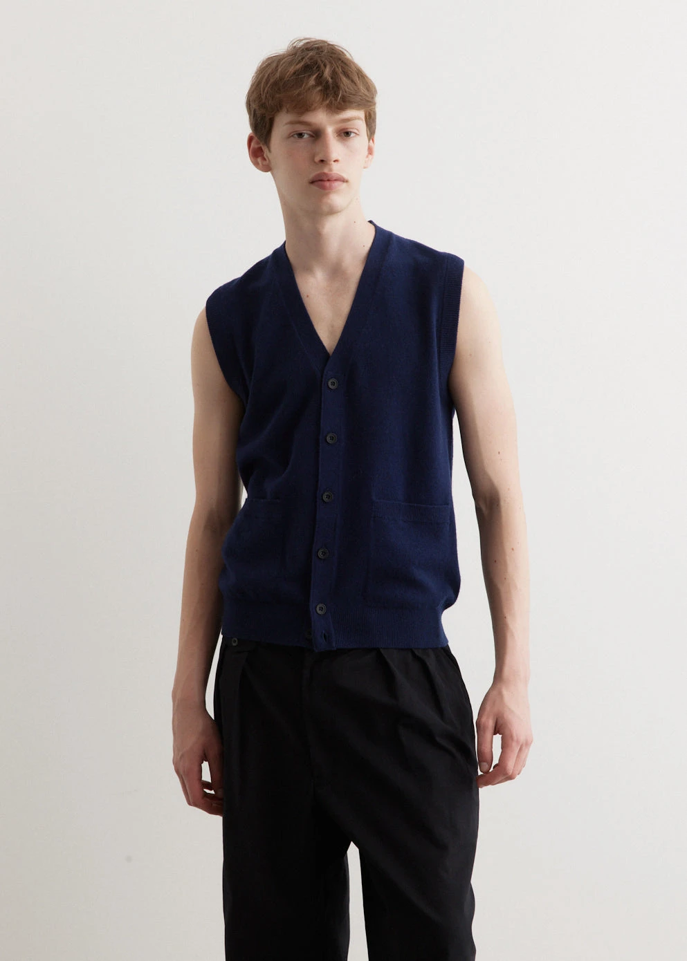 Button Knit Vest 1 Button Knit Vest