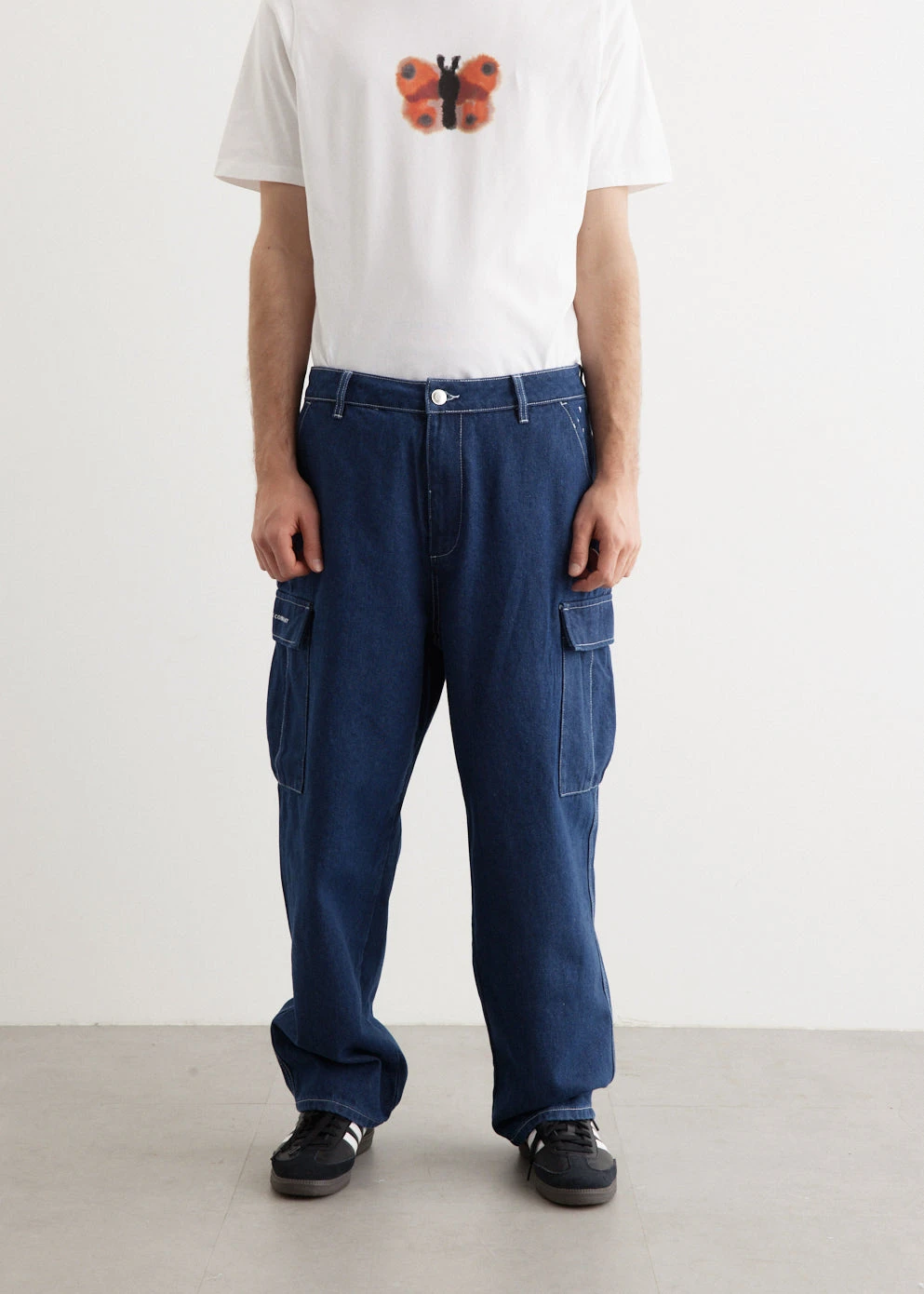 Denim Cargo Pants 2 Denim Cargo Pants - Image 2