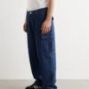 Denim Cargo Pants
