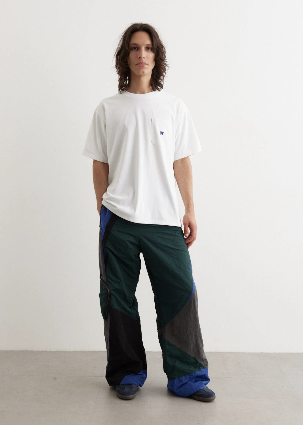 Wrinkled Panel Track Pants 1 Wrinkled Panel Track Pants