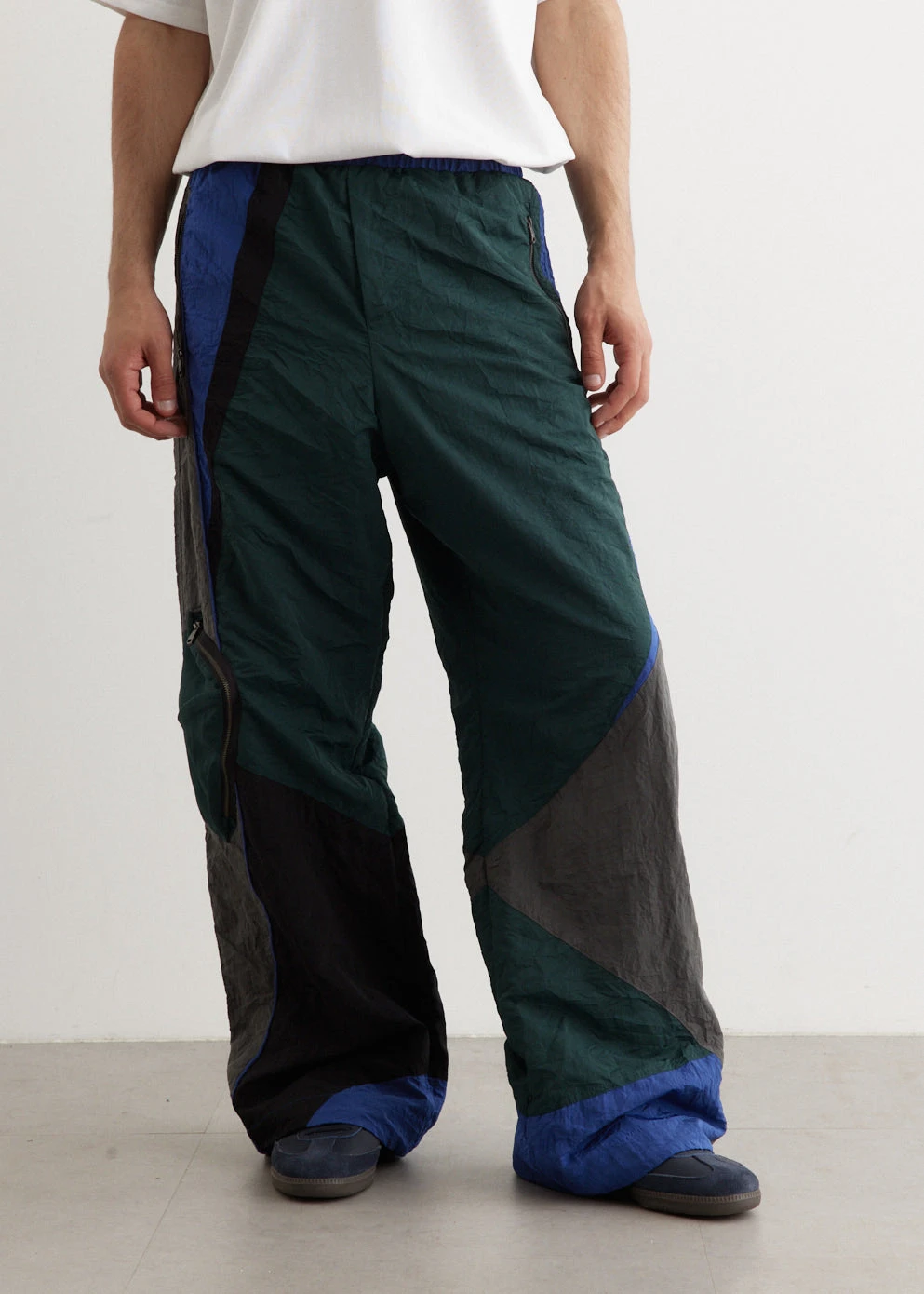 Wrinkled Panel Track Pants 2 Wrinkled Panel Track Pants - Image 2