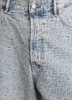 Acne Studios Rudda Denim Monogram Shorts 8 Acne Studios Rudda Denim Monogram Shorts -Men Clothing Store mens incu 766 4f1a1d9a cd96 4b44 b40b deeef214e90a