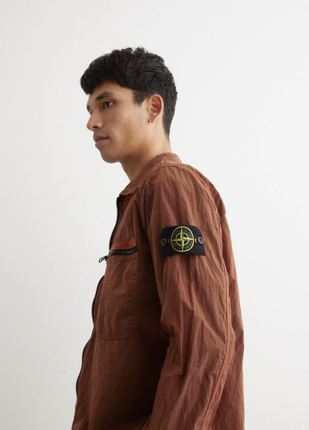 Stone Island Iridescent Nylon Overshirt 2 Stone Island Iridescent Nylon Overshirt - Image 2