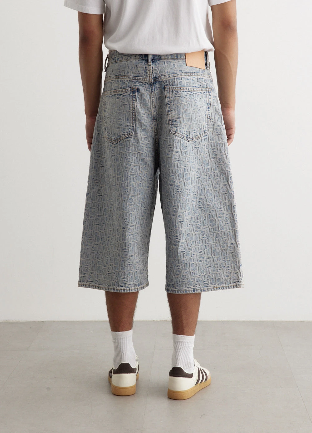 Acne Studios Rudda Denim Monogram Shorts 5 Acne Studios Rudda Denim Monogram Shorts - Image 5