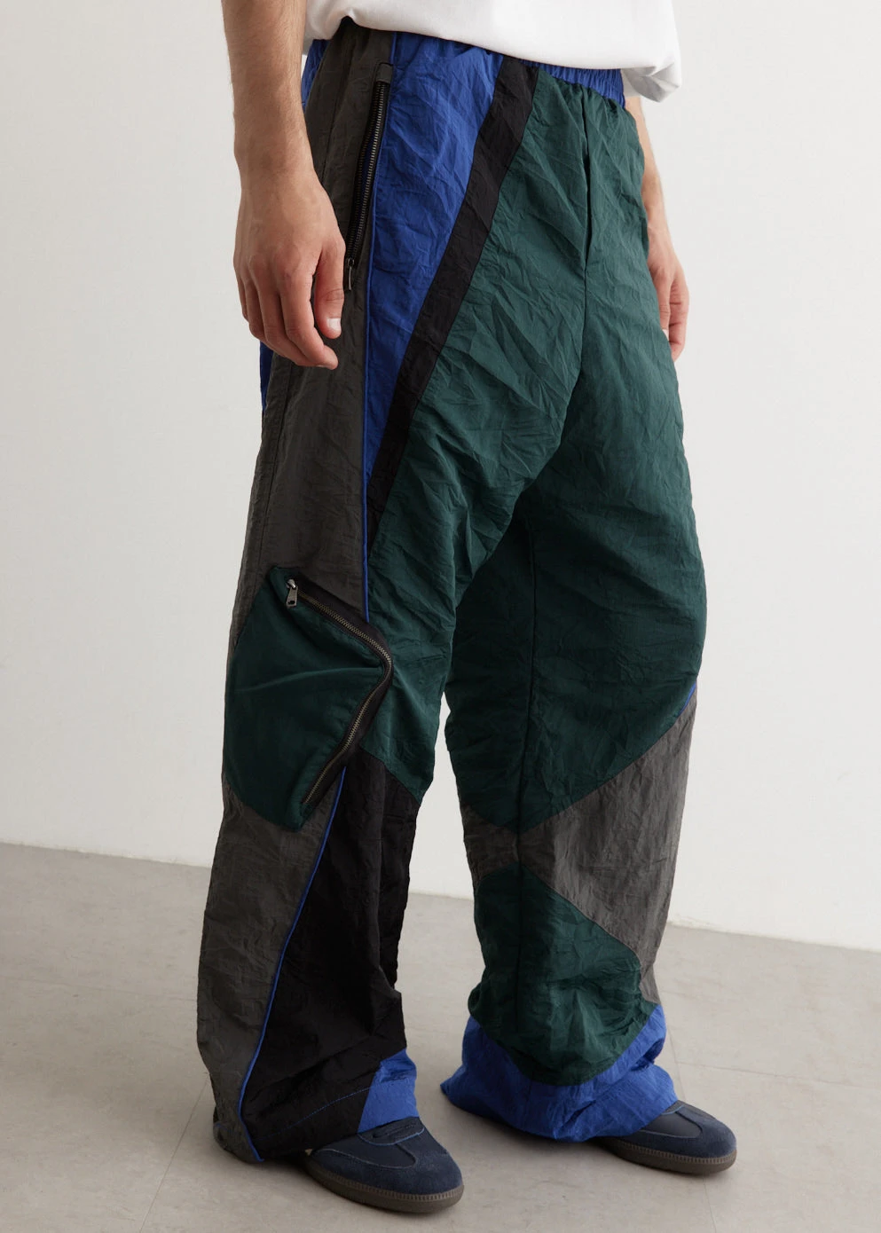 Wrinkled Panel Track Pants 4 Wrinkled Panel Track Pants - Image 4