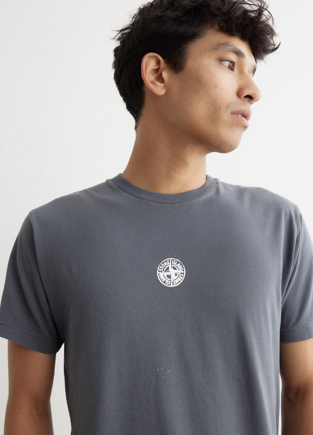 Stone Island Rubberized Logo T-Shirt 1 Stone Island Rubberized Logo T-Shirt