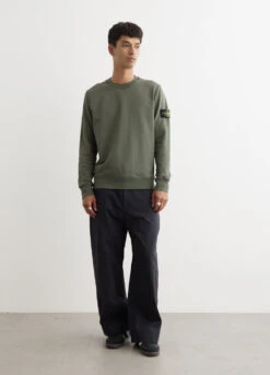 Stone Island Badge Crewneck Sweatshirt