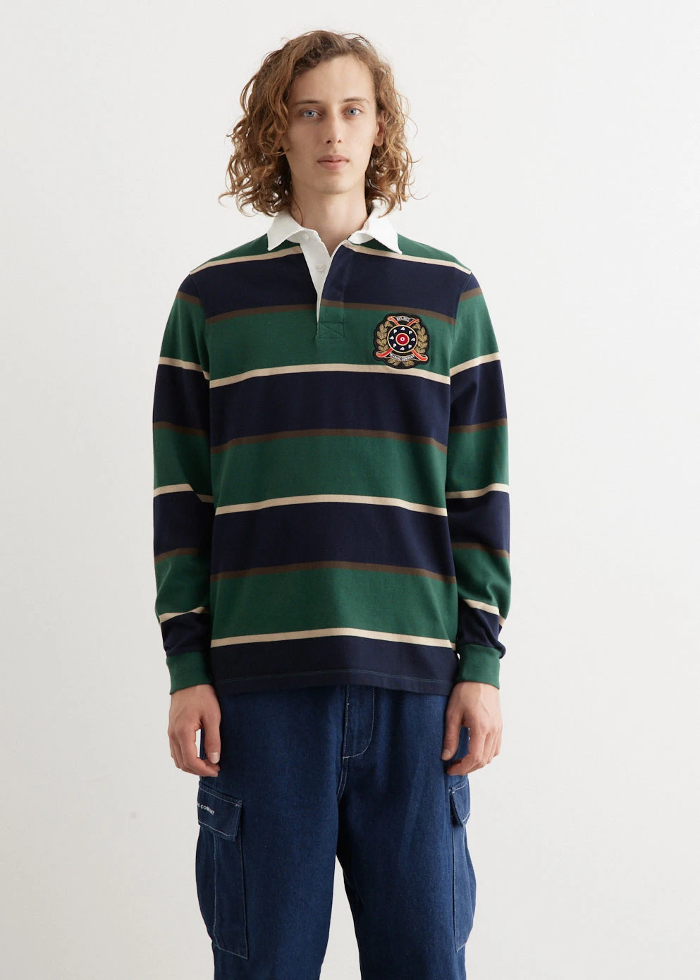 Striped Rugby Polo 1 Striped Rugby Polo