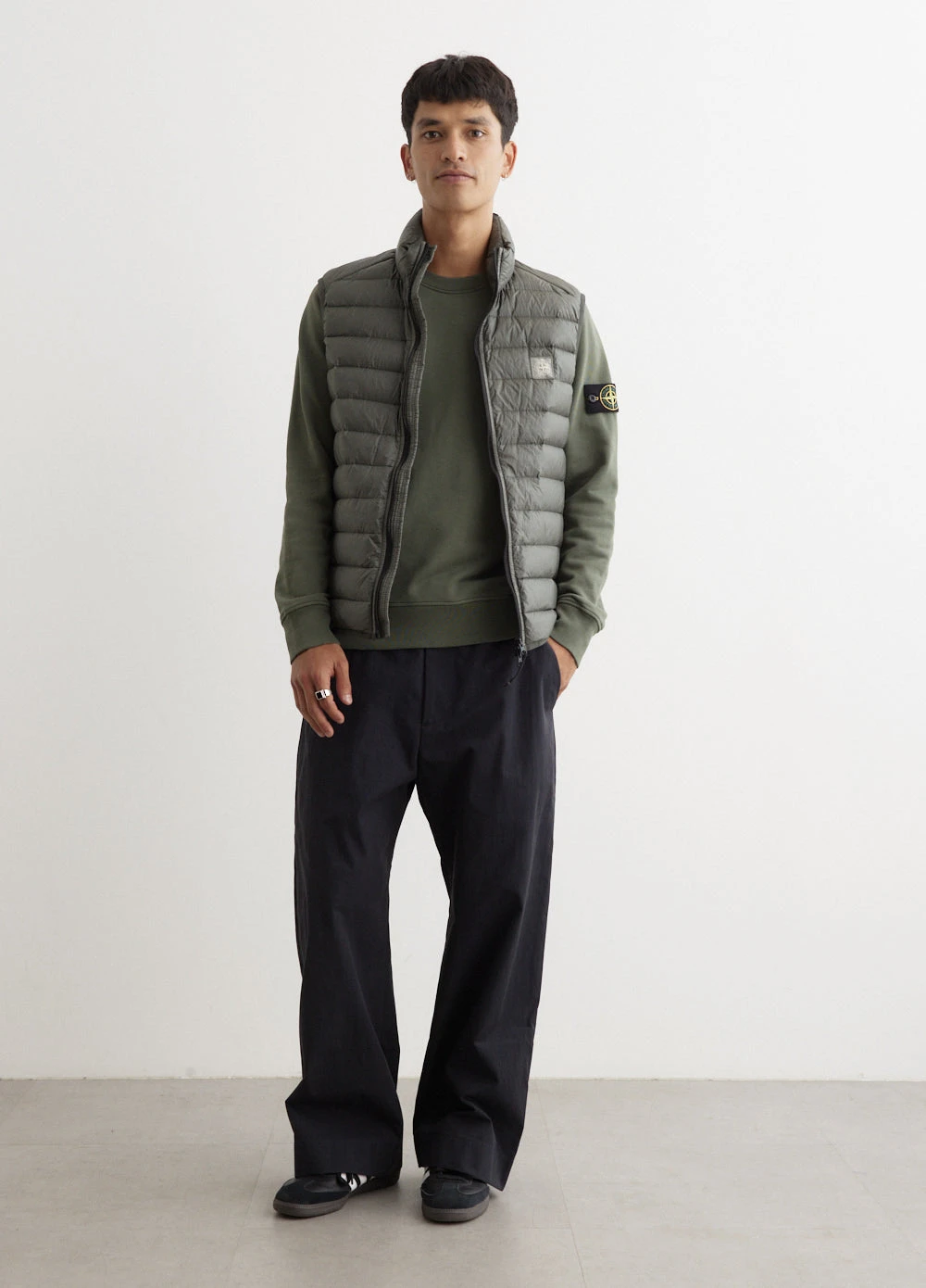 Stone Island Compass Patch Light Down Vest 1 Stone Island Compass Patch Light Down Vest