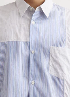 Cotton Stripe Panel Shirt 9 Cotton Stripe Panel Shirt -Men Clothing Store mens incu 797 0b40801d bb64 42c7 97d4 b552b0ea2984