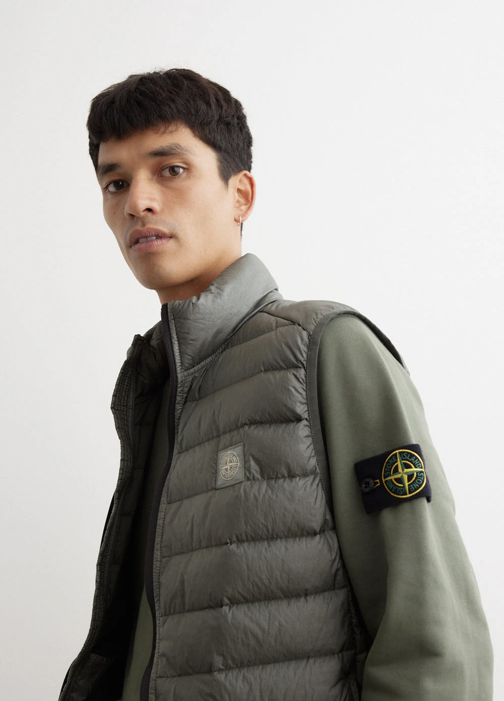 Stone Island Compass Patch Light Down Vest 2 Stone Island Compass Patch Light Down Vest - Image 2