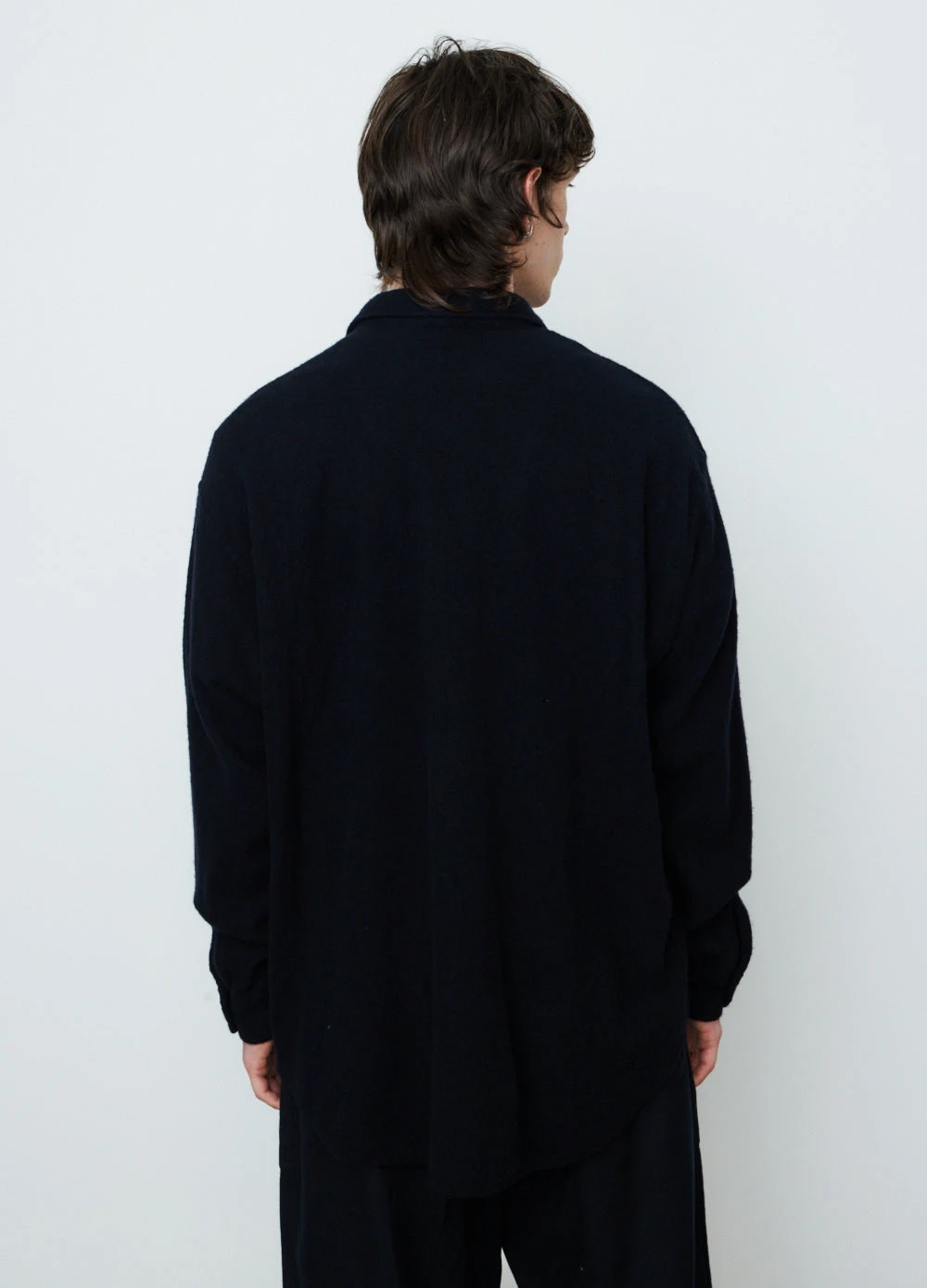 Milled Wool Half Zip Up Sweater 5 Milled Wool Half Zip Up Sweater - Image 5