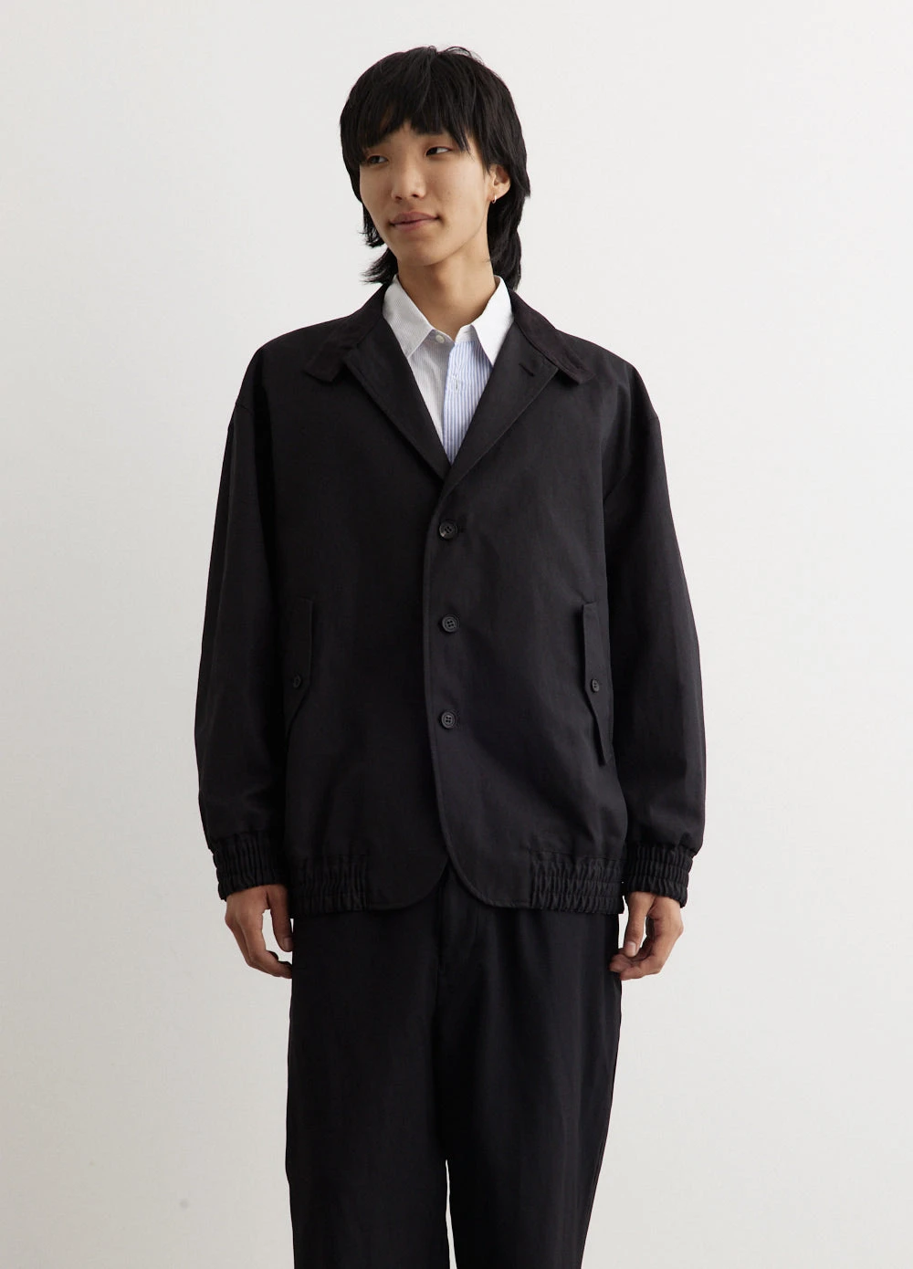 Polyester Ramie Twill Blazer 1 Polyester Ramie Twill Blazer