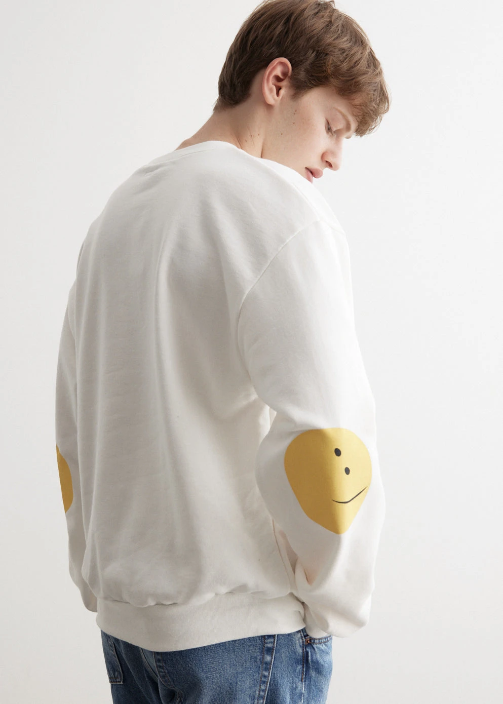 ECO Rainbowy Patch Crew Sweater 1 ECO Rainbowy Patch Crew Sweater