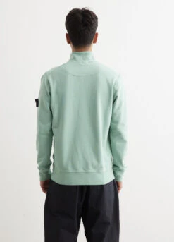 Stone Island Badge Half Zip Sweatshirt -Men Clothing Store mens incu 844 bb3969d5 7c2a 46b0 95ab 866886e77319