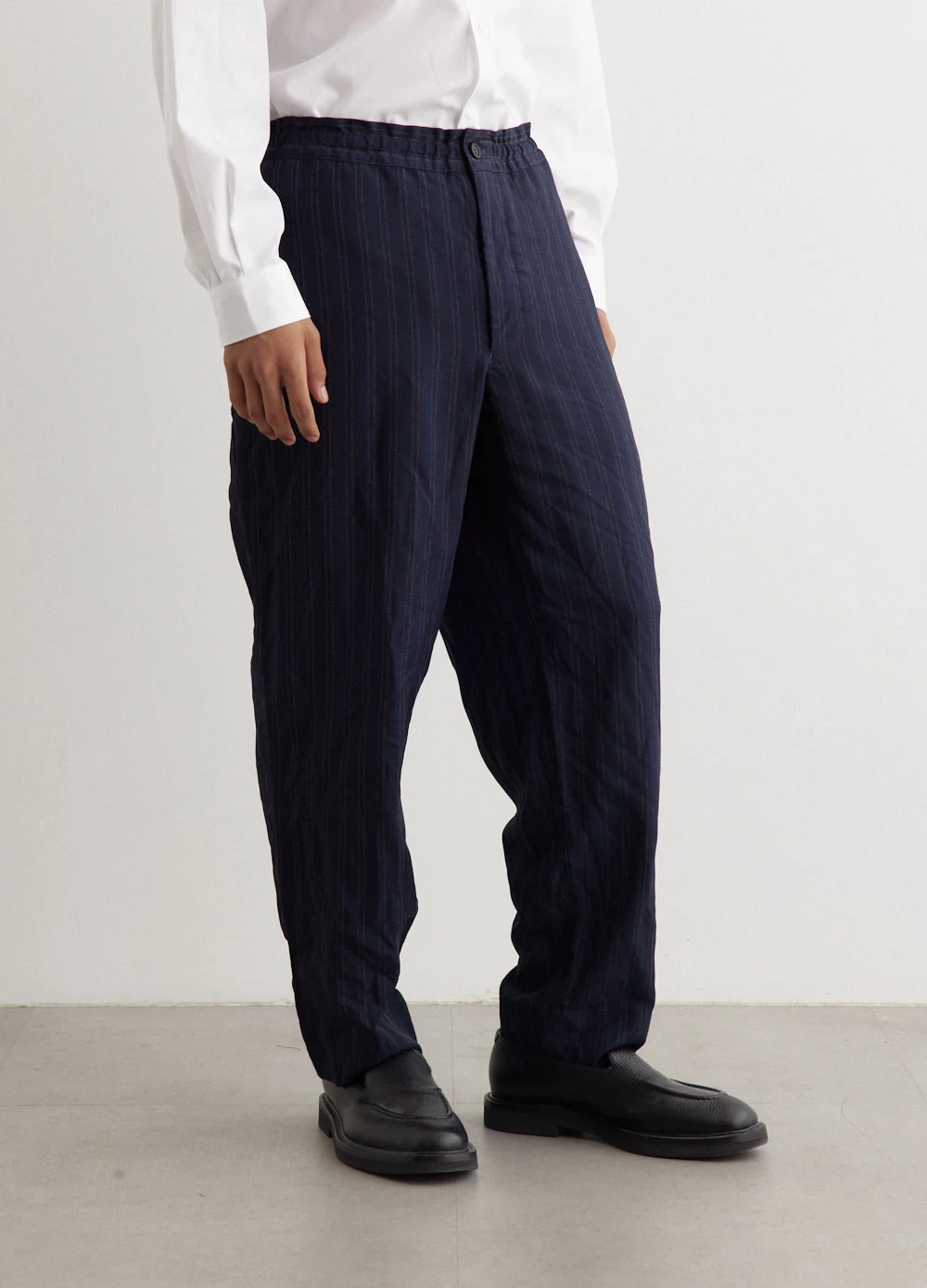 Garment Dyed Stripe Trousers 2 Garment Dyed Stripe Trousers - Image 2
