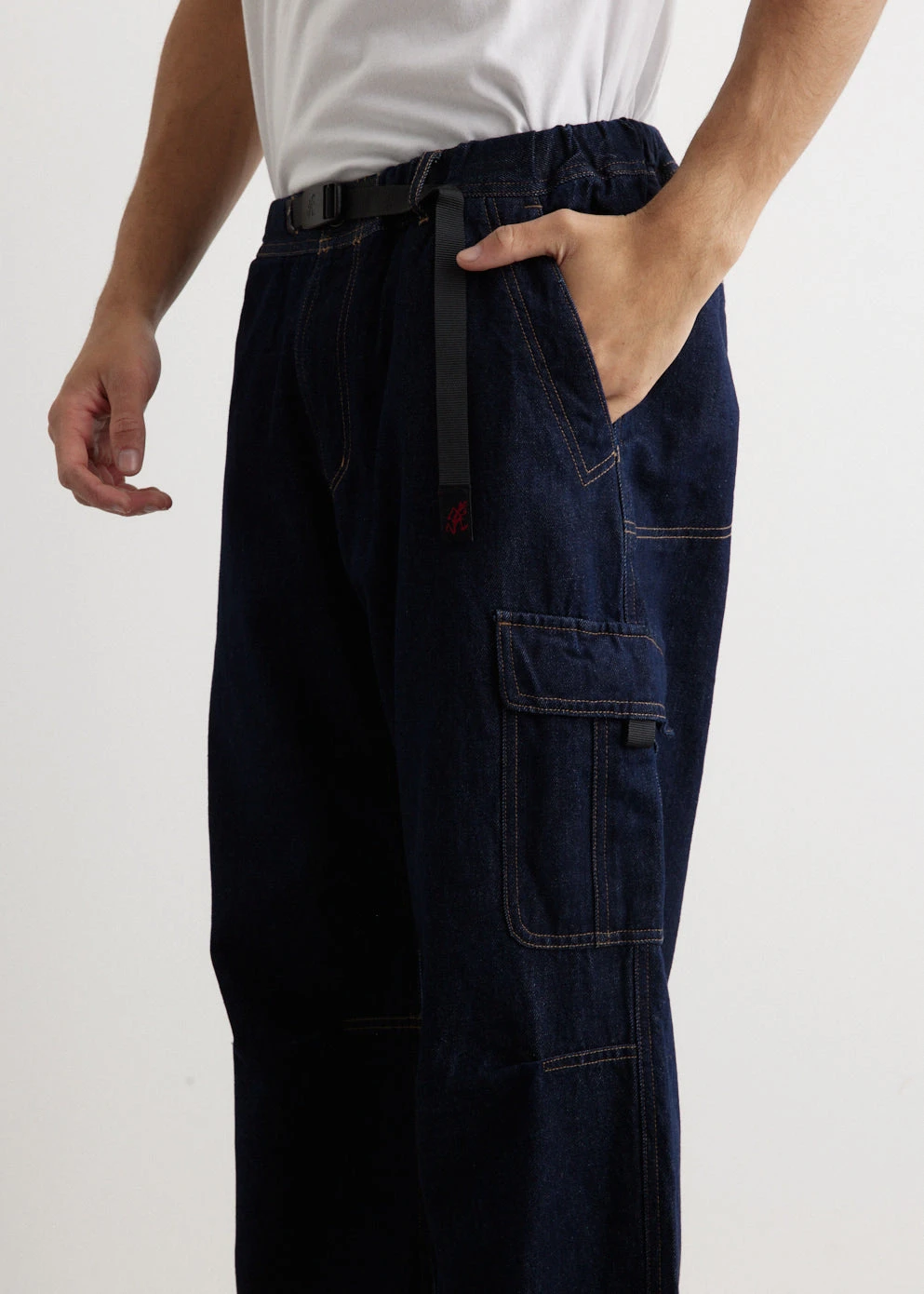 Gramicci Denim Loose Cargo Pants 2 Gramicci Denim Loose Cargo Pants - Image 2