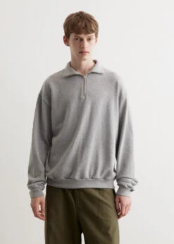 30/-Knit Half Zip Rainbowy Patch Sweatshirt 6 30/-Knit Half Zip Rainbowy Patch Sweatshirt -Men Clothing Store mens incu 859 2217f715 68f2 4cf1 a2cc fd1a6b48576b