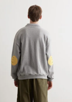 30/-Knit Half Zip Rainbowy Patch Sweatshirt 7 30/-Knit Half Zip Rainbowy Patch Sweatshirt -Men Clothing Store mens incu 863 d5509d50 83b8 4683 b301 40e093262aff