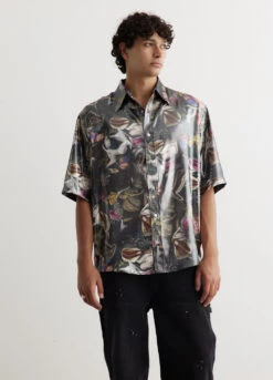 Acne Studios Sandrok Short Sleeve Foiled Print Shirt 9 Acne Studios Sandrok Short Sleeve Foiled Print Shirt -Men Clothing Store mens incu 882 2109357e 9347 41c8 a31c 914575d2ae2f