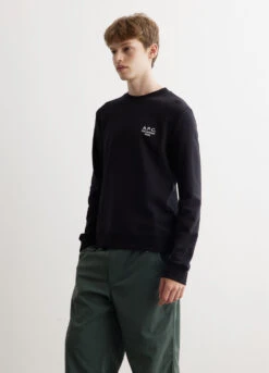 A.P.C. Rider Sweatshirt -Men Clothing Store mens incu 891 58ef74c1 054c 42d0 bb72 9b6d7267cbfe