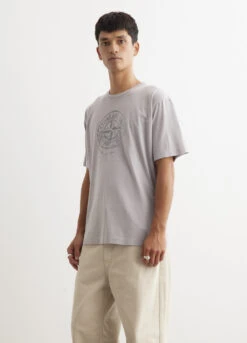 Stone Island Reflective Stamp Print T-Shirt -Men Clothing Store mens incu 897 2c2a1346 c2c4 4a82 85a5 26908066d130