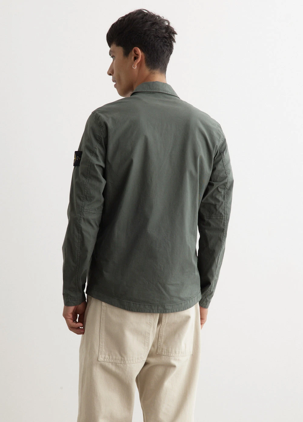 Stone Island Supima Cotton Twill Overshirt 5 Stone Island Supima Cotton Twill Overshirt - Image 5