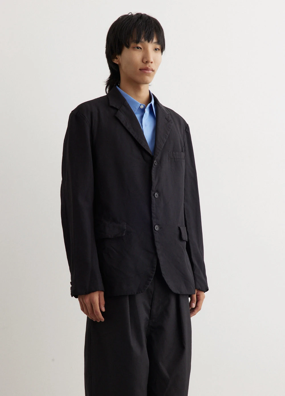 Serge Garment Dyed Blazer 3 Serge Garment Dyed Blazer - Image 3