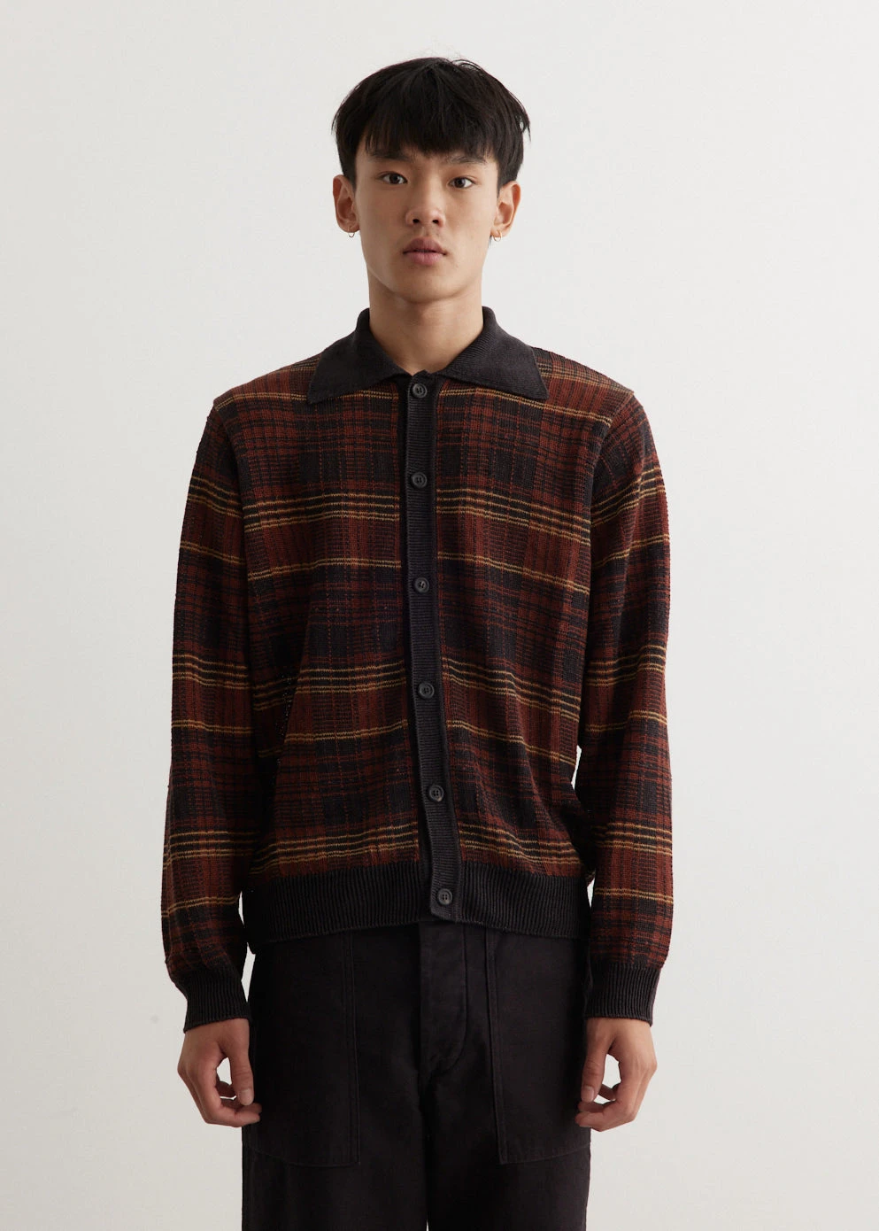 OUR LEGACY Evening Polo Cardigan 3 OUR LEGACY Evening Polo Cardigan - Image 3