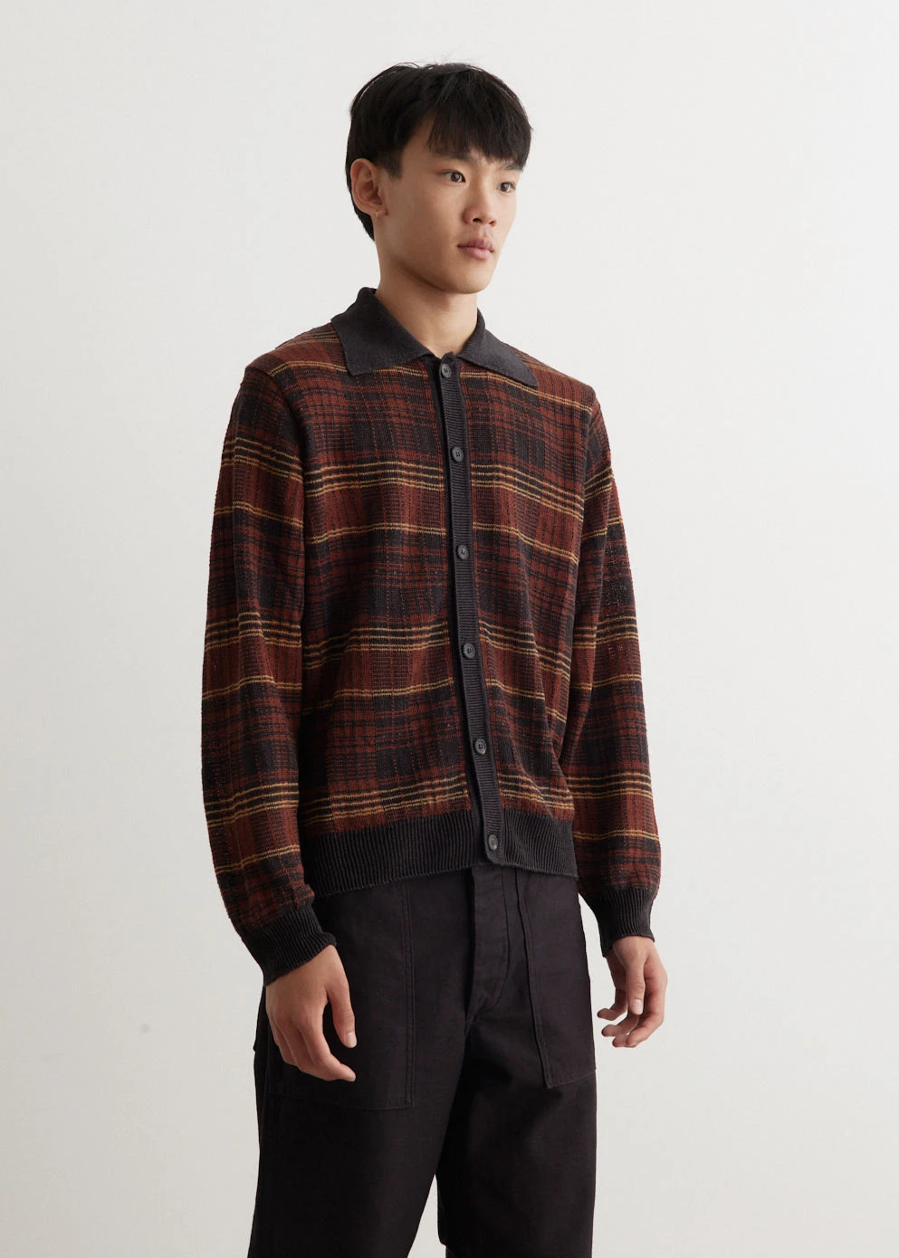 OUR LEGACY Evening Polo Cardigan 4 OUR LEGACY Evening Polo Cardigan - Image 4