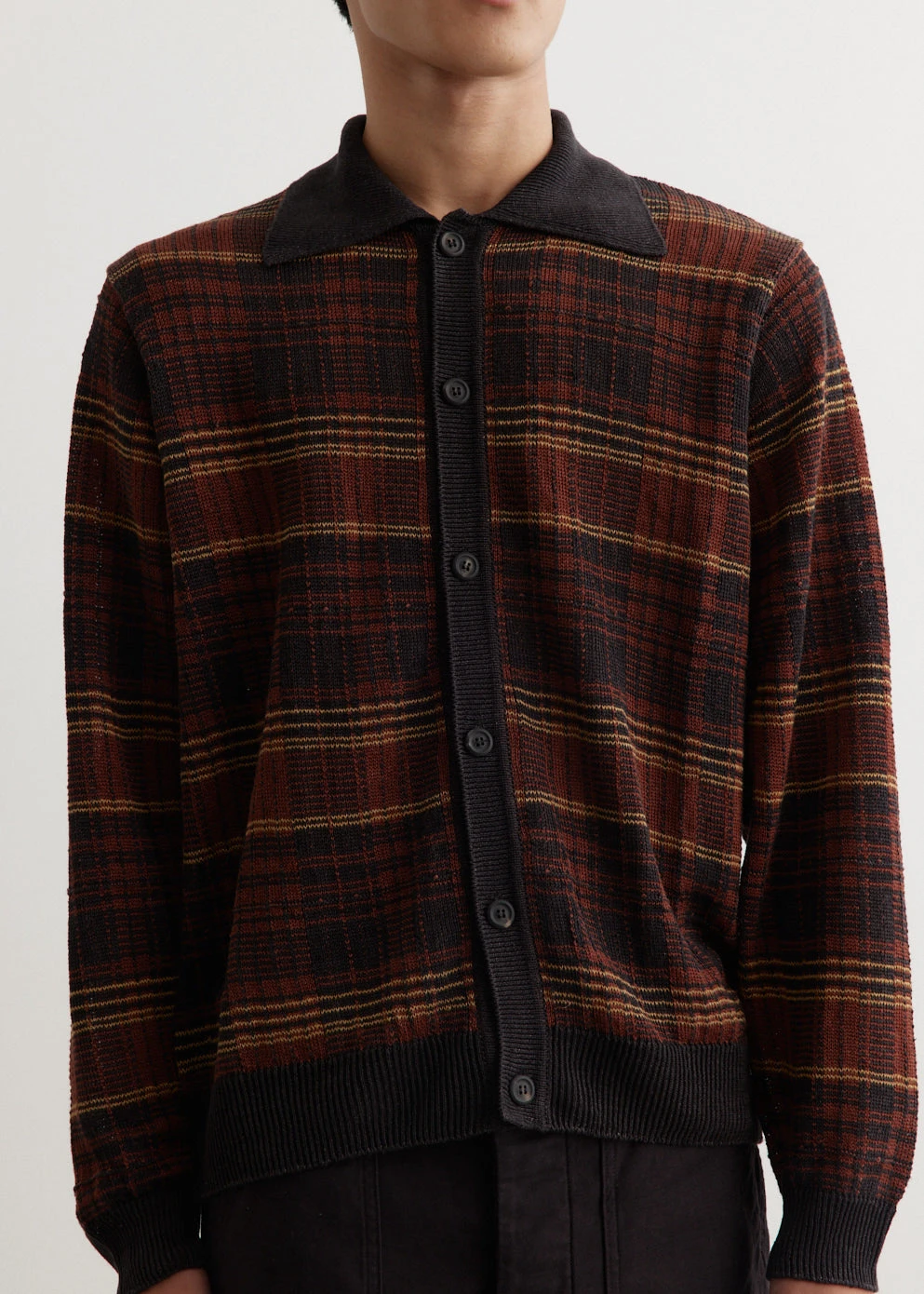 OUR LEGACY Evening Polo Cardigan 6 OUR LEGACY Evening Polo Cardigan - Image 6