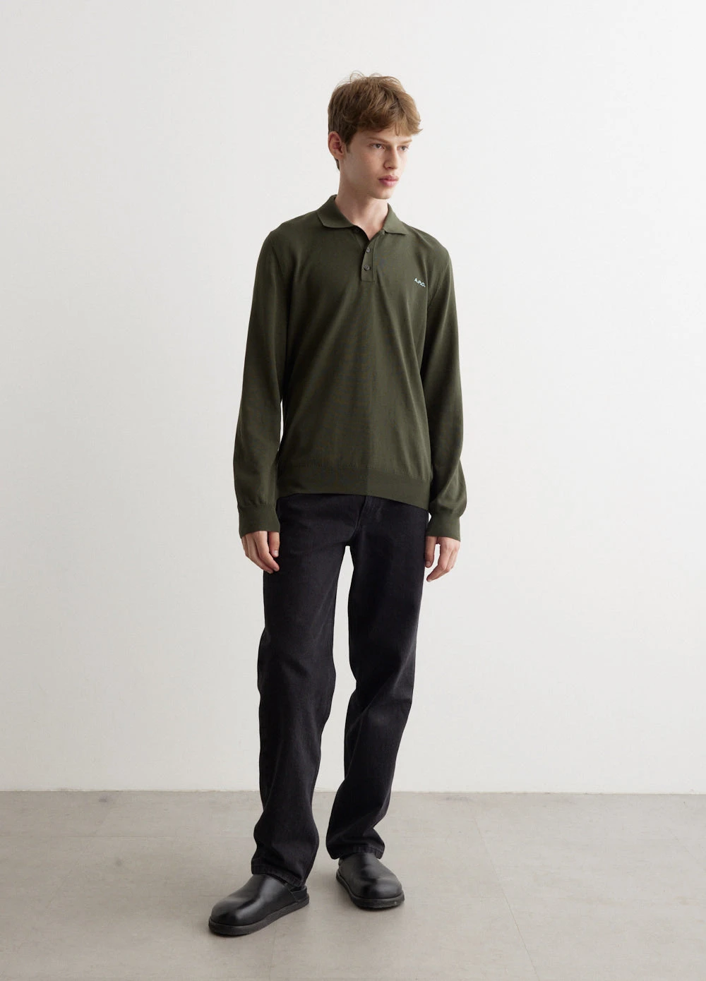 A.P.C. Polo Blaise Knit Sweater 5 A.P.C. Polo Blaise Knit Sweater - Image 5
