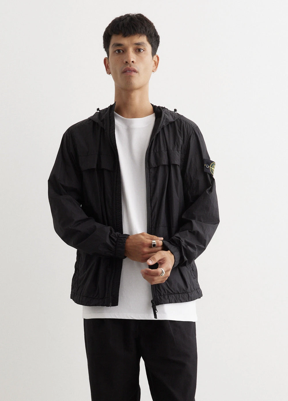 Stone Island Nylon Rep Hooded Jacket 3 Stone Island Nylon Rep Hooded Jacket - Image 3